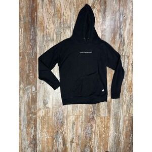 Mens Seek Discomfort Double Sided Hoodie Size Large Mountain Adventure Black